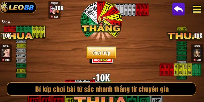 Bí kíp chơi bài tứ sắc nhanh thắng từ chuyên gia
