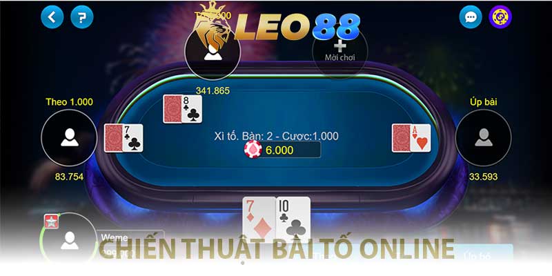 chiến thuật chơi bài tố online hiệu quả nhất