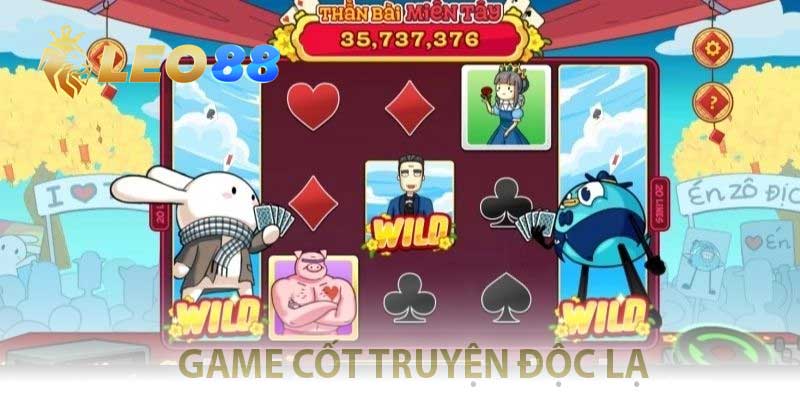 cốt truyện hài hước trong game thần bài miền tây