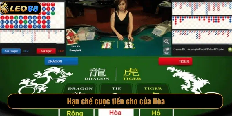 Không nên ham cược Hòa đối với game Dragon Tiger 