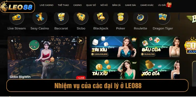 Nhiệm vụ khi làm đại lý tại LEO88 