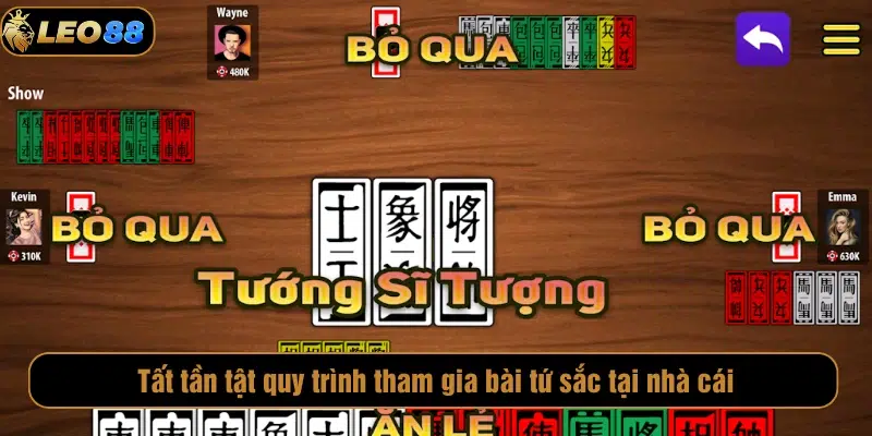 Tất tần tật quy trình tham gia bài tứ sắc tại nhà cái